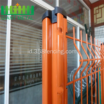 2.4m Tinggi Perimeter Twin Wire Mesh Anggar